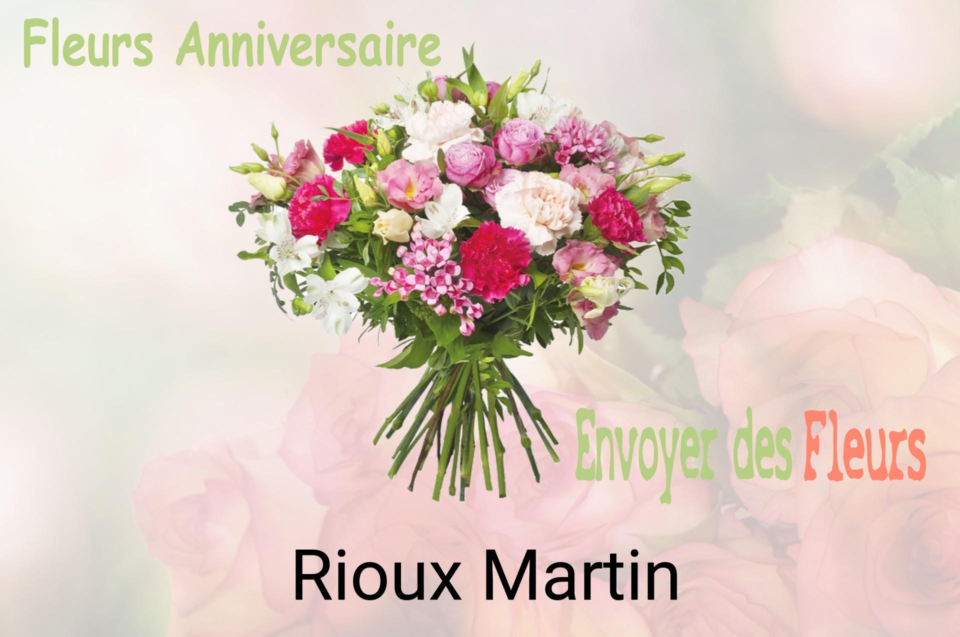 Bouquet de fleurs d’anniversaire livré à Rioux-Martin